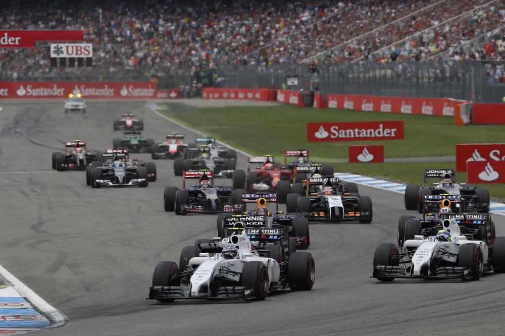 Photo: Formel 1, 2014, Hockenheim, Start, Massa