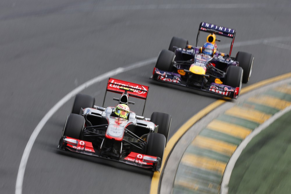 Photo: Formel 1, 2013, Melbourne, Perez, McLaren