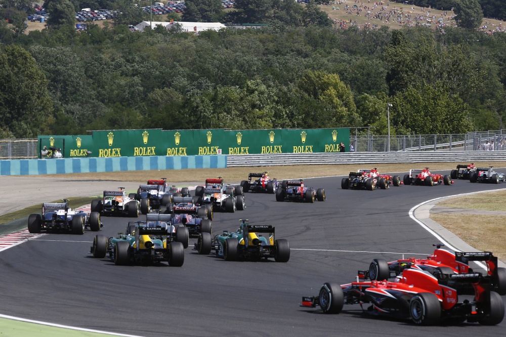 Photo: Formel 1, 2013, Ungarn, Start, Hinterfeld