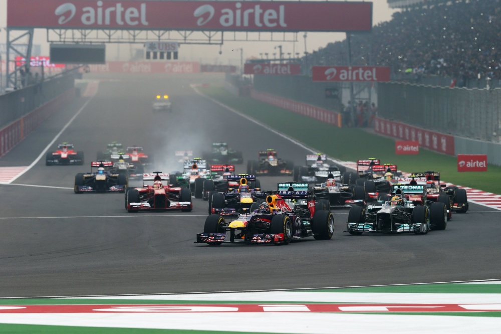 Photo: Formel 1, 2013, India, Start
