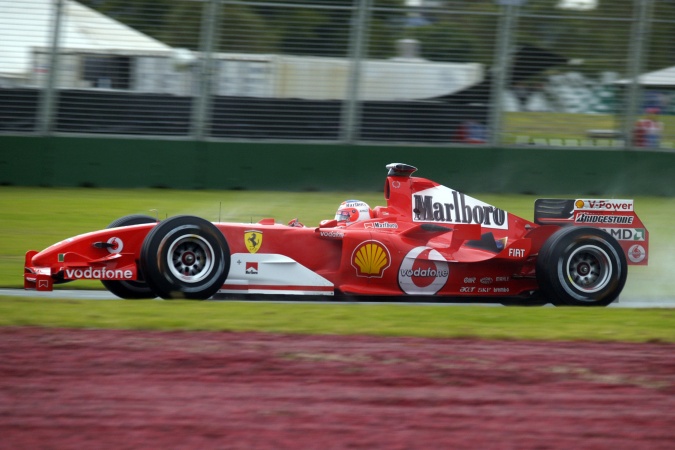 Photo: Rubens Barrichello - Scuderia Ferrari - Ferrari F2004M