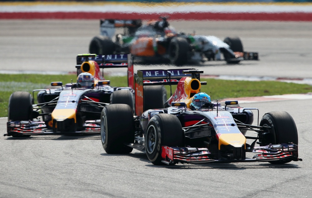 Photo: Formel 1, 2014, Malaysia, RedBull, Vettel