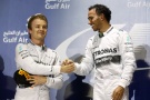 Photo: Formel 1, 2014, Bahrain, Rosberg, Hamilton