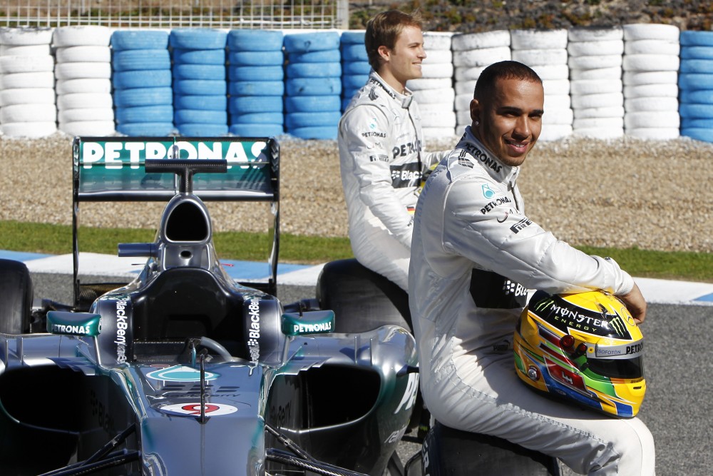 Photo: Mercedes, Hamilton, 2013