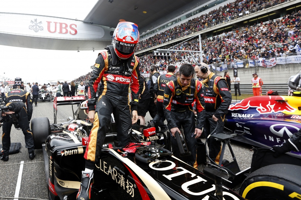Photo: Formel 1, 2014, China, Grosjean