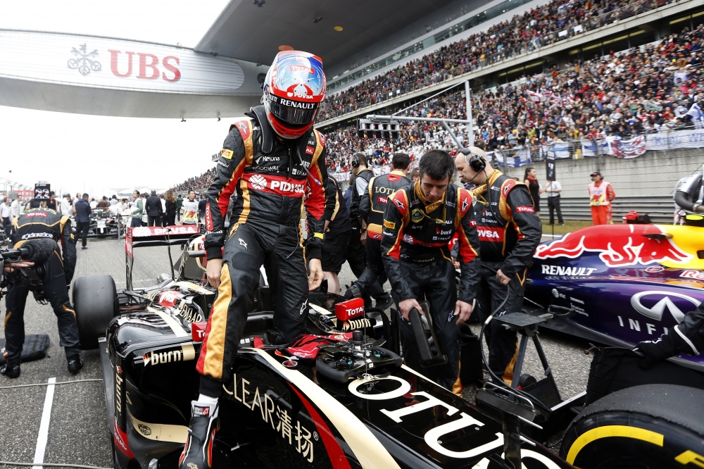 Photo: Formel 1, 2014, China, Grosjean