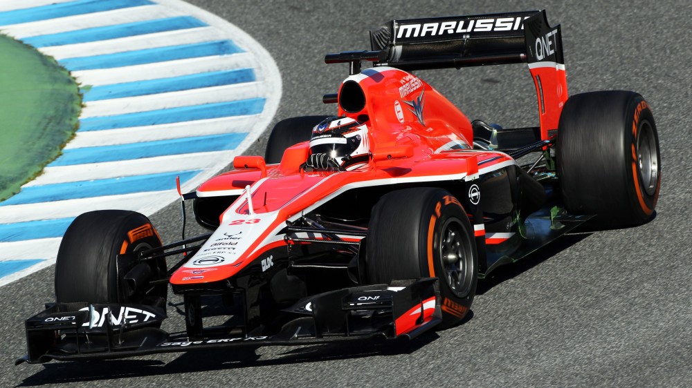 Photo: Marussia, MR02, Jerez, Chilton