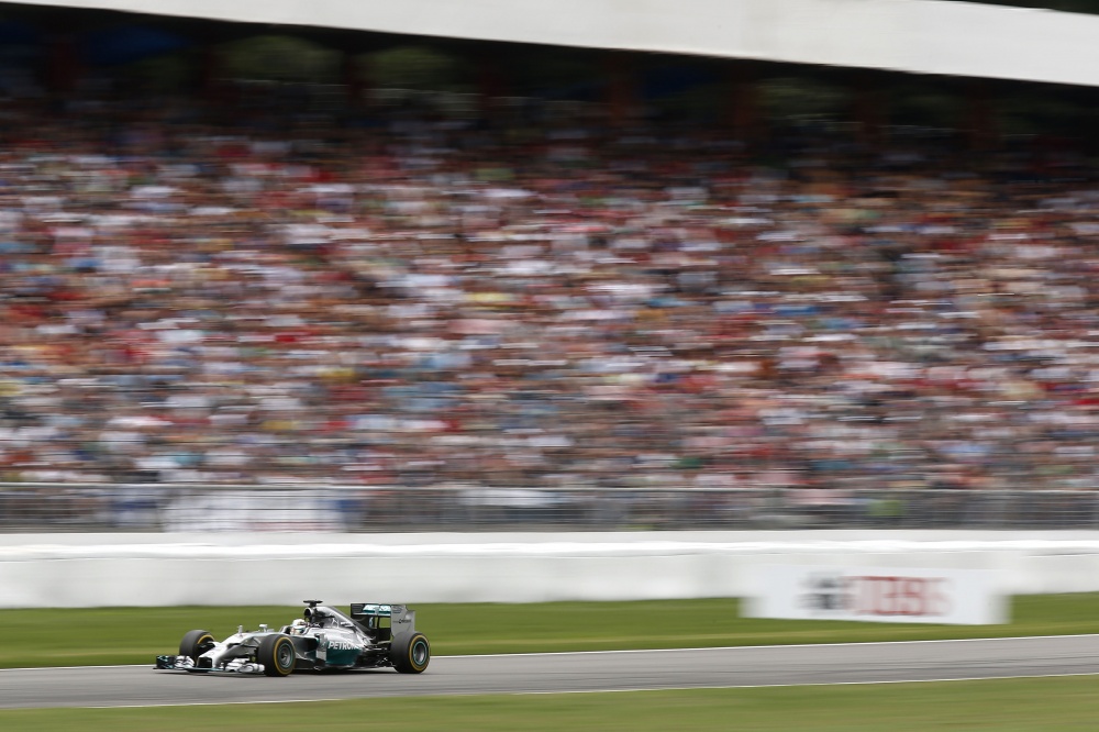 Photo: Formel 1, 2014, Hockenheim, Start, Hamilton