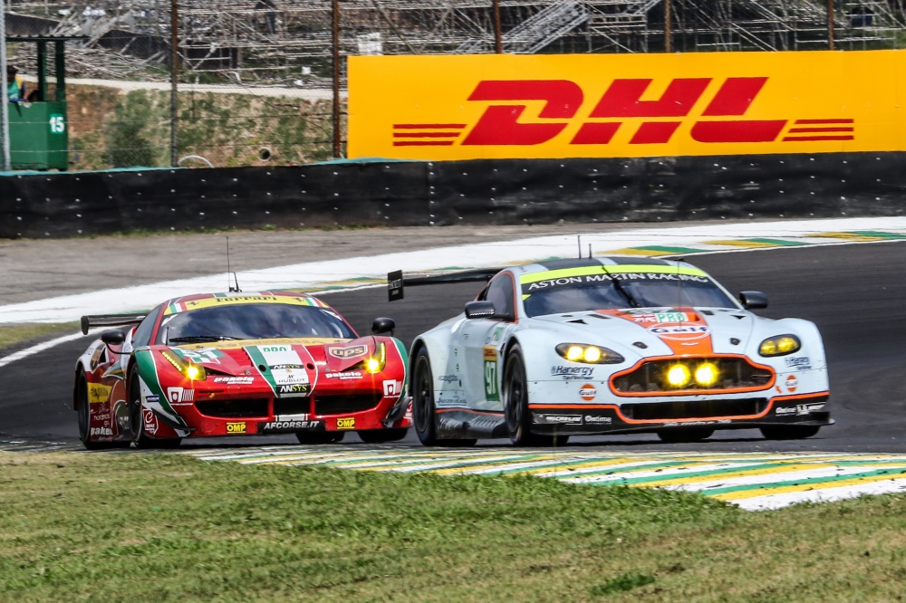 Photo: WEC, 2014, Interlagos, GTE, AstonMartin, Ferrari