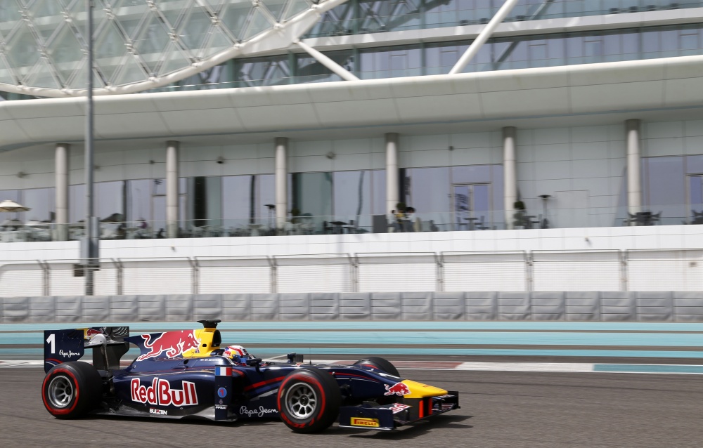 Photo: GP2, 2015, Test, AbuDhabi, Gasly, RedBull