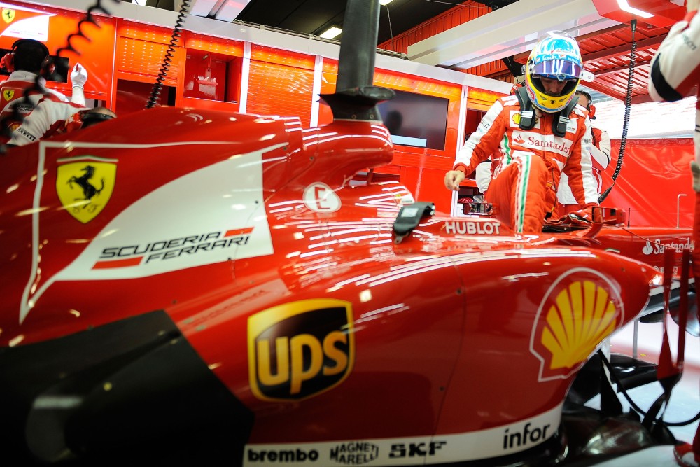 Photo: Formel 1, 2013, Test, Alonso, Ferrari 