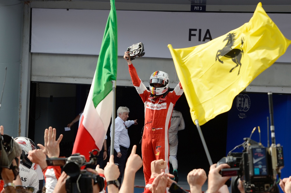 Photo: Formel 1, 2015, Malaysia, Vettel, Ferrari