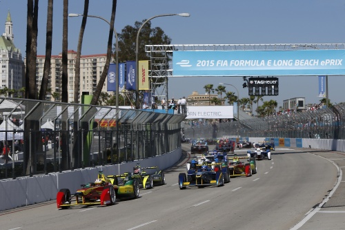 Formel E, 2015, LongBeach, Start