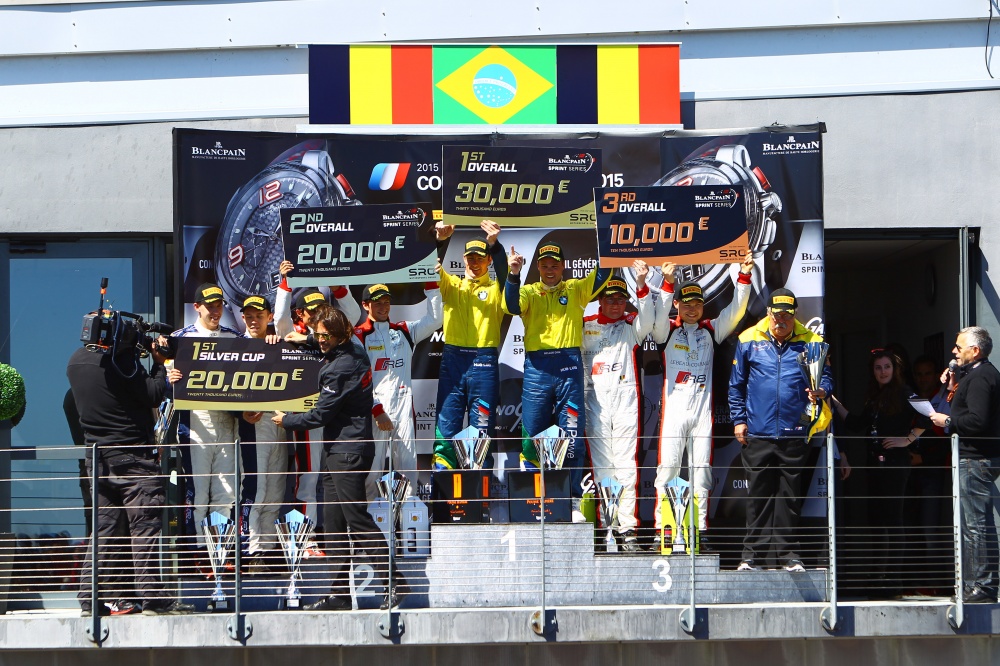 Photo: Blancpain Sprint, 2015, Nogaro, podium