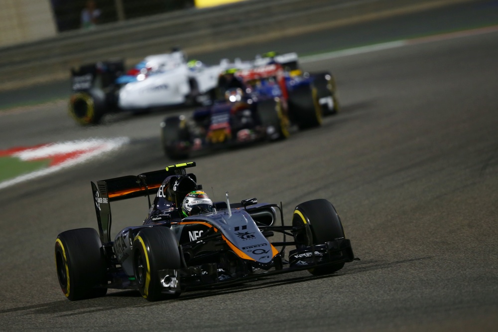 Photo: Formel 1, 2015, Bahrain, Perez