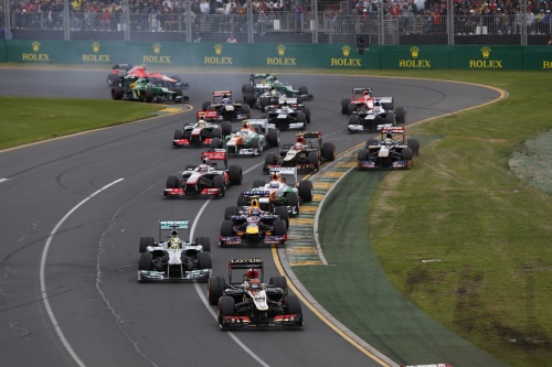Formel 1, 2013, Melbourne, Start