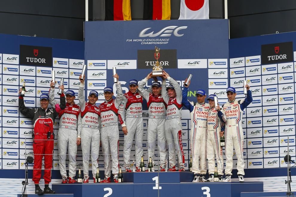 Photo: WEC, 2013, Silverstone, Podium