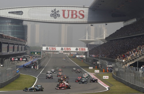 Formel 1, 2013, China, Start