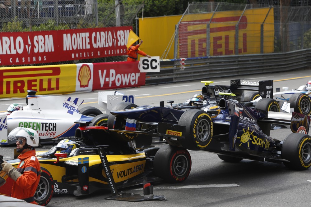 Photo: GP2, 2013, Monaco, Crash