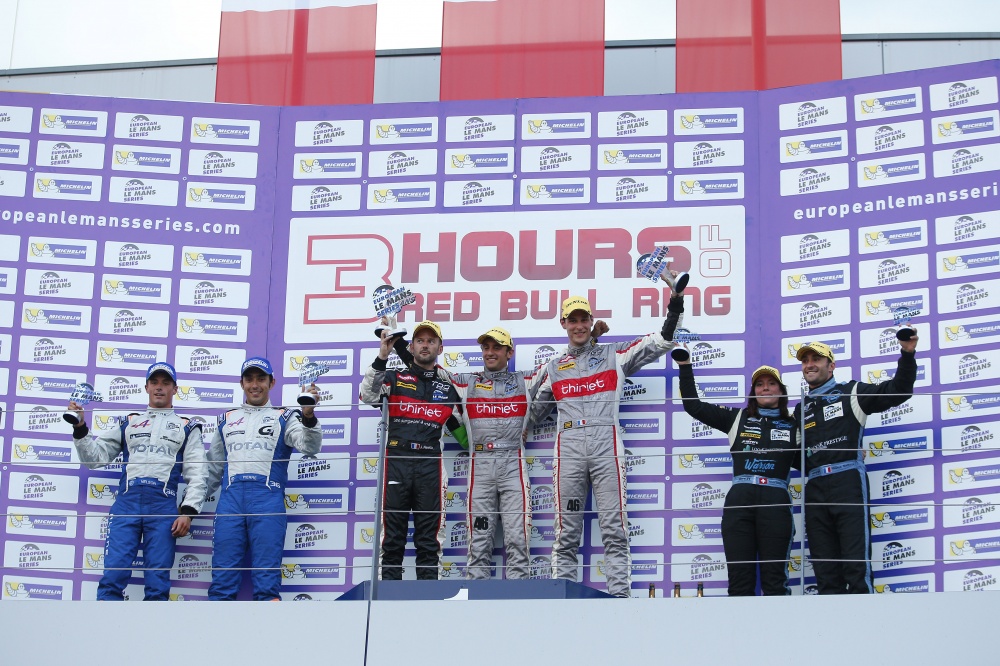 Photo: ELMS, RedBullRing, Österreich, Podium LMP2