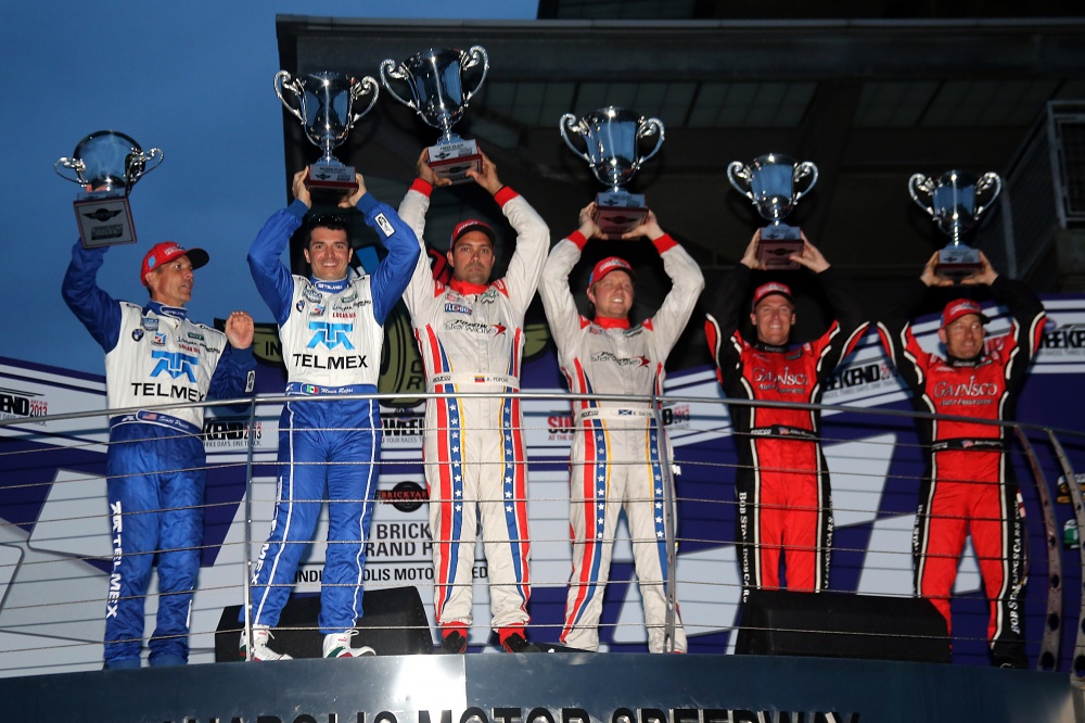 Photo: GrandAm, 2013, Indianapolis, Podium, Prototypes