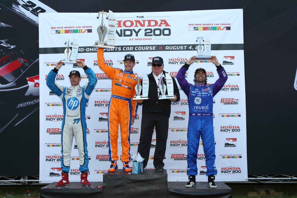 Photo: IndyCar, 2013, Lexington, Podium