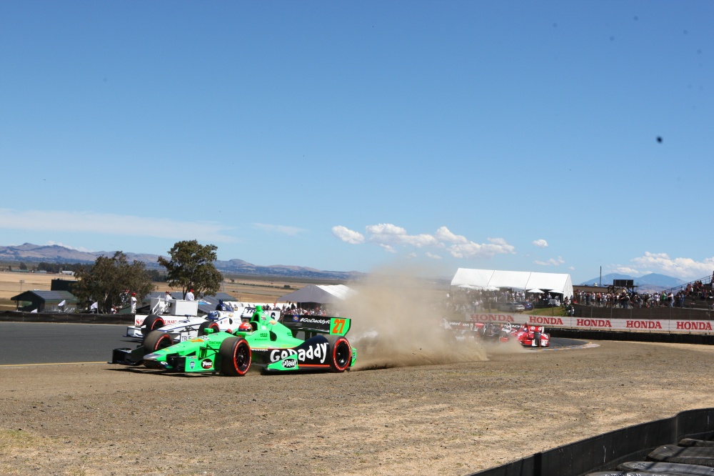 Photo: IndyCar, 2013, Sonoma, Hinchcliffe