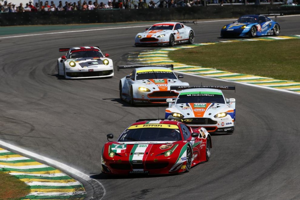 Photo: WEC, 2013, Interlagos, Ferrari, Aston Martin