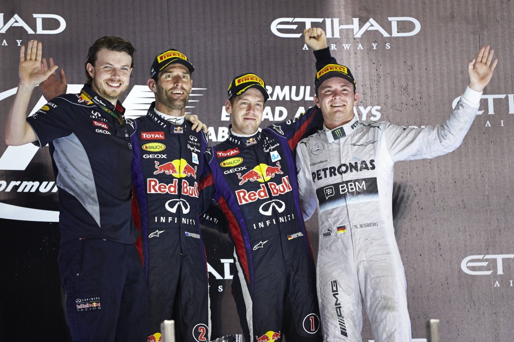 Photo: Formel 1, 2013, AbuDhabi, Podium