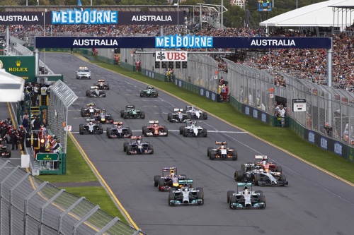 Formel 1, 2014, Melbourne, Start