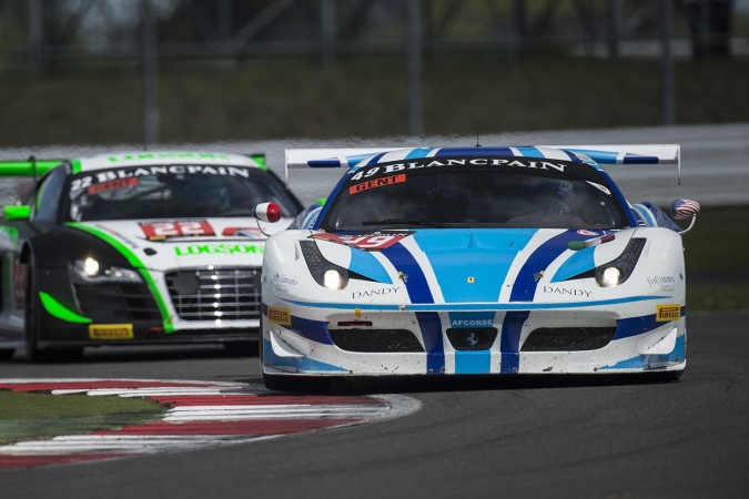 Photo: Howard BlankJean-Marc BachelierYannick Mallegol - AF Corse - Ferrari 458 Italia GT3