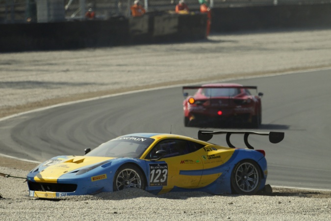 Photo: Andrii KruglykRuslan TsyplakovRaffaele Gianmaria - AF Corse - Ferrari 458 Italia GT3