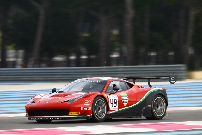 Photo: Howard BlankJean-Marc BachelierYannick Mallegol - AF Corse - Ferrari 458 Italia GT3