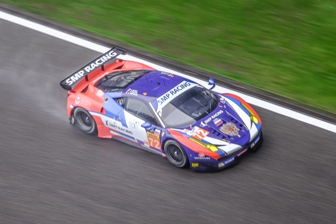 Photo: Andrea BertoliniVictor ShaitarAleksey Basov - AF Corse - Ferrari 458 Italia GTC