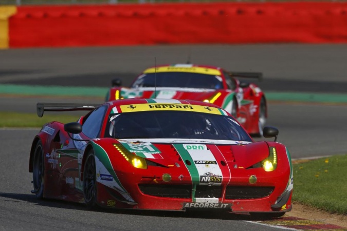 Photo: Gianmaria BruniGiancarlo FisichellaMatteo Malucelli - AF Corse - Ferrari 458 Italia GTC