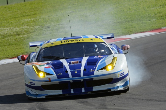 Photo: Yannick MallegolJean-Marc BachelierHoward Blank - AF Corse - Ferrari 458 Italia GTC