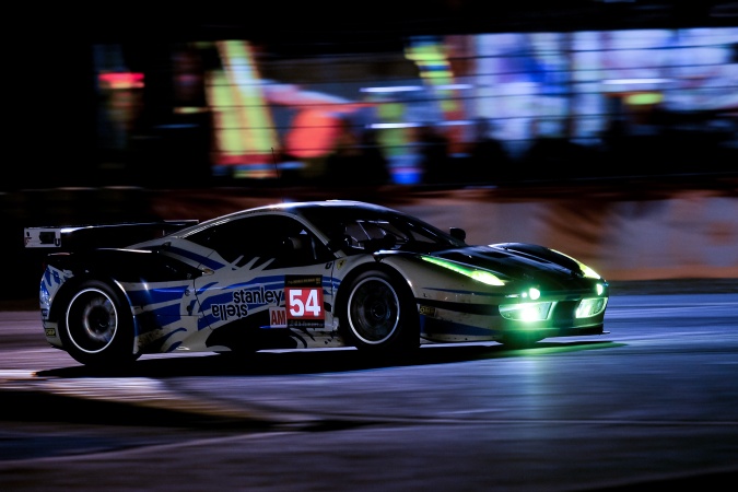 Photo: Yannick MallegolJean-Marc BachelierHoward Blank - AF Corse - Ferrari 458 Italia GTC