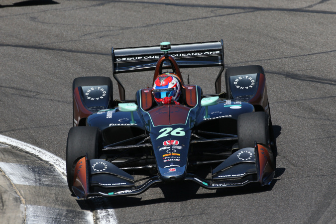 Photo: Zach Veach - Andretti Autosport - Dallara DW12 (IR18) - Honda