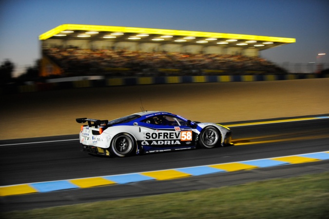 Photo: Soheil AyariFabien BarthezAnthony Pons - Auto Sport Promotion - Ferrari 458 Italia GTC