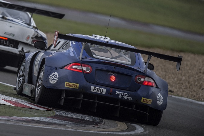 Photo: Gabriele GardelFrederic BarthJonathan Hirschi - Emil Frey Racing - Jaguar XK Frey GT3