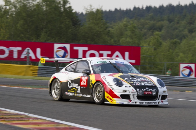 Photo: Steve van BellingenBert RedantArmand FumalJohan Vanloo - First Motorsport - Porsche 911 GT3 Cup S (997)