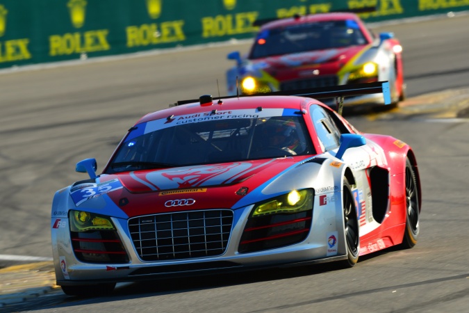 Photo: Seth NeimanDion von MoltkeAlessandro LatifFilipe Miguel Albuquerque - Flying Lizard Motorsports - Audi R8 LMS
