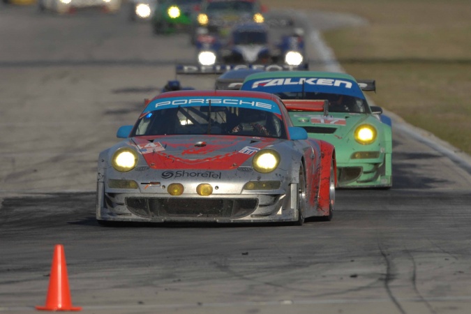 Photo: Darren LawSeth NeimanRichard Lietz - Flying Lizard Motorsports - Porsche 911 GT3 RSR (997-2009)