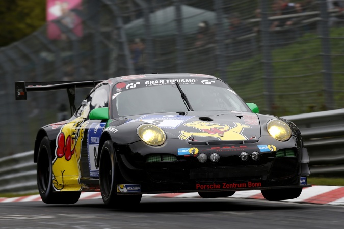 Photo: Richard WestbrookEmmanuel CollardMike StursbergHans-Guido Riegel - Haribo Racing Team - Porsche 911 GT3 R (997)