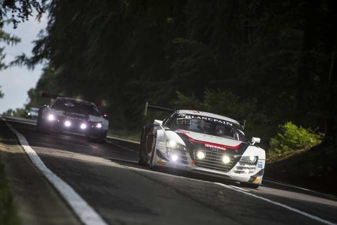 Photo: Filip SalaquardaFabian HamprechtMarc Basseng - ISR Racing - Audi R8 LMS ultra