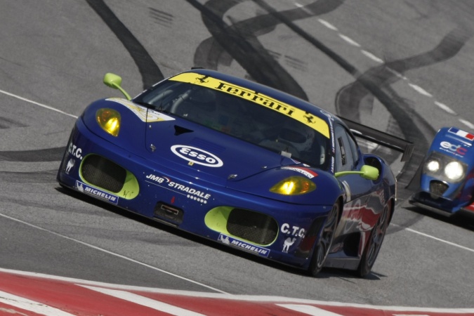 Photo: John HartshorneJohan-Boris ScheierRomain Iannetta - JMB Racing - Ferrari F430 GT2