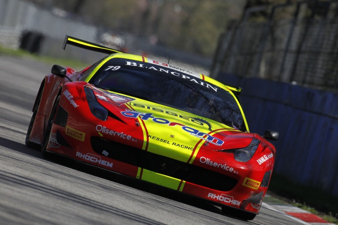 Photo: Alessandro GarofanoBeniamino CacciaLorenzo Bontempelli - Kessel Racing - Ferrari 458 Italia GT3