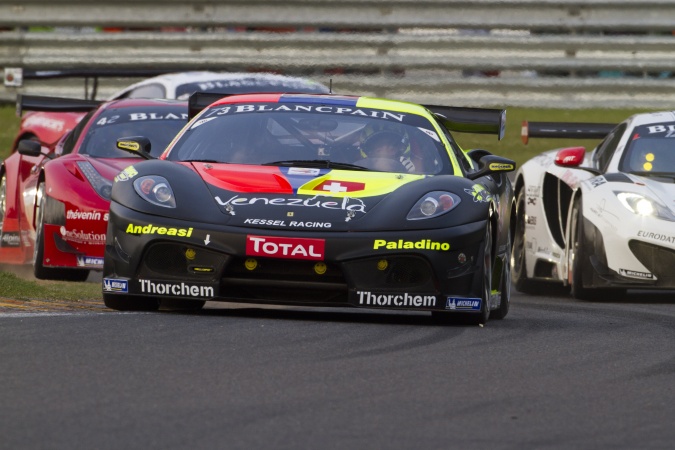 Photo: Pablo PaladinoPaolo AndreasiBeniamino CacciaGiacomo Piccini - Kessel Racing - Ferrari F430 GT3