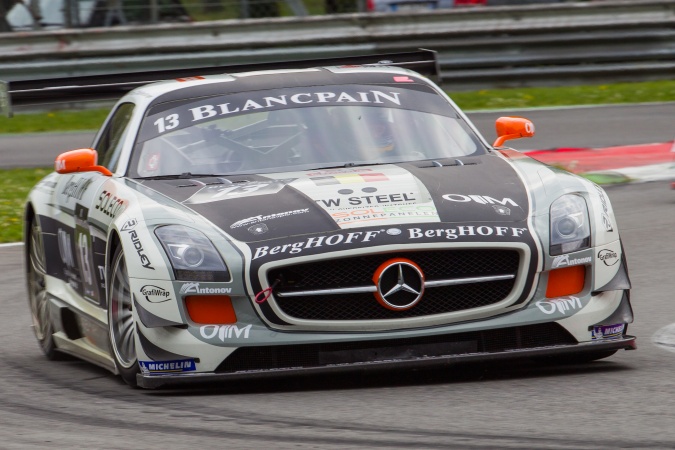 Photo: Karl WendlingerKoen WautersAnthony Kumpen - KRK Racing - Mercedes SLS AMG GT3