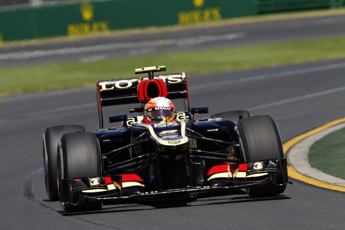 Photo: Romain Grosjean - Lotus F1 Team - Lotus E21 - Renault